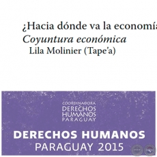 Hacia dnde va la economa  Conyuntura econmica - DERECHOS HUMANOS EN PARAGUAY 2015 - Autora: LILA MOLINIER - Pginas 37 al 54 - Ao 2015